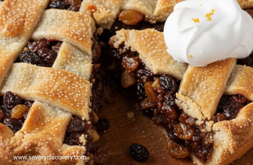 Modern Mincemeat Pie Holiday Revival