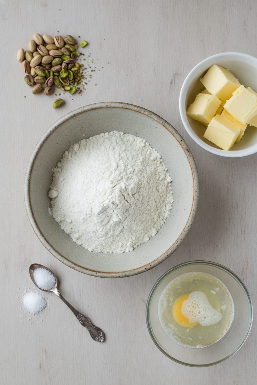 Nutty Pistachio Christmas Financiers