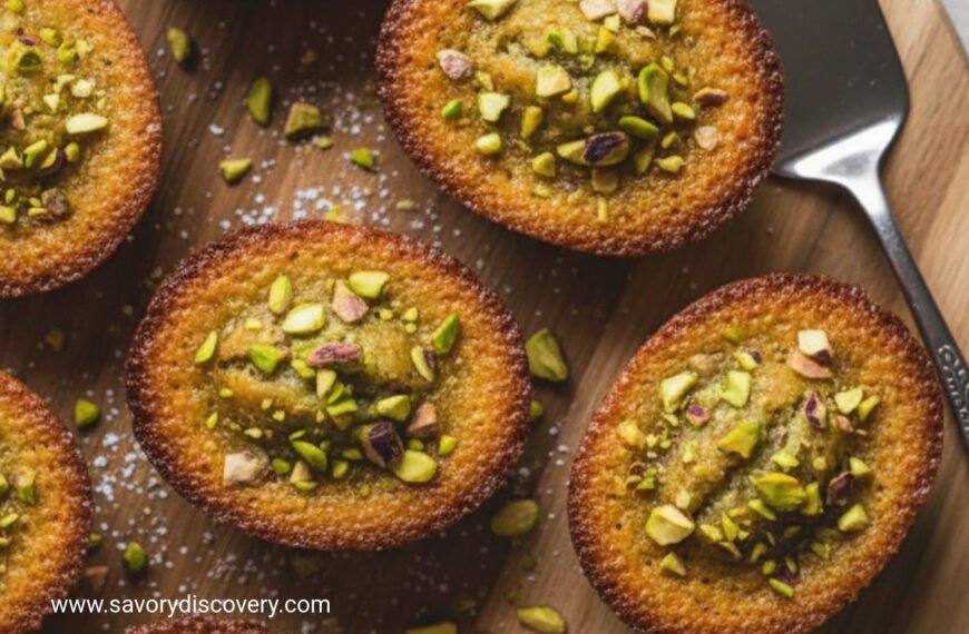 Nutty Pistachio Christmas Financiers