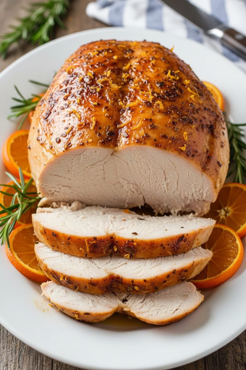 Orange Rosemary Roasted Turkey Breast