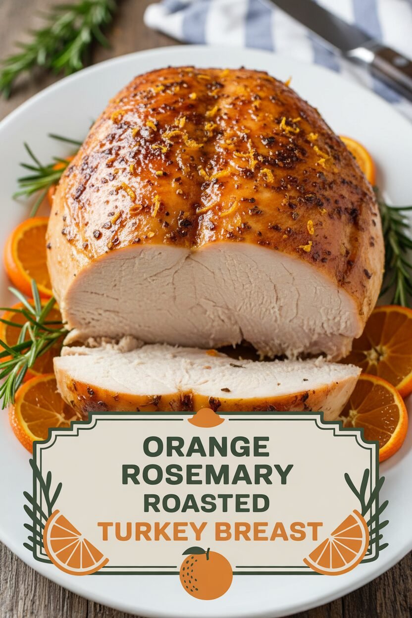 Orange Rosemary Roasted Turkey Breast