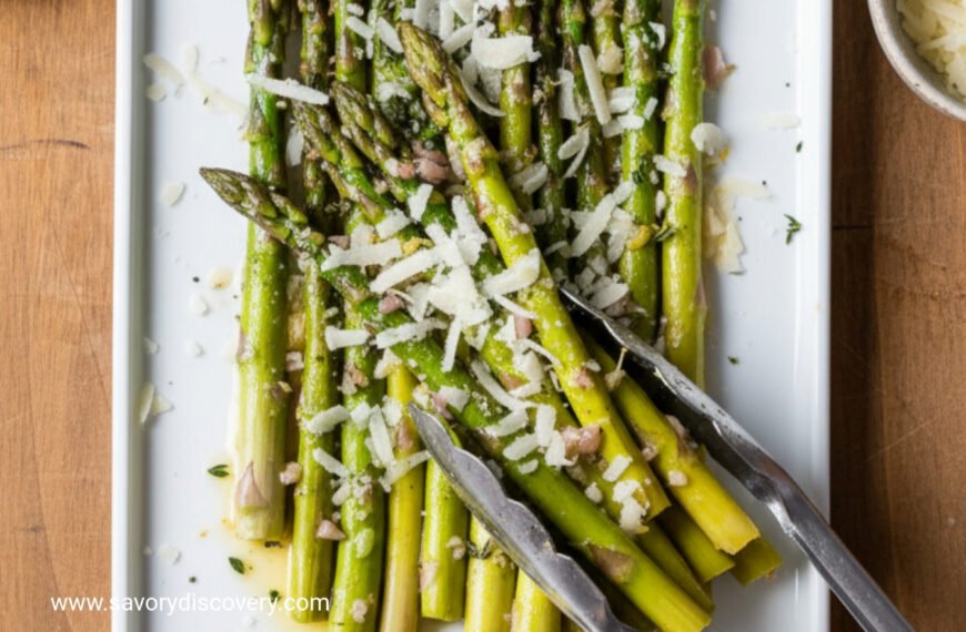 Parmesan Thyme Asparagus in Foil