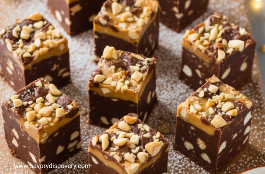 Peanut Butter Chocolate Christmas Fudge