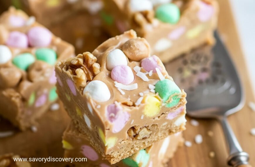 Peanut Butter Marshmallow Holiday Squares