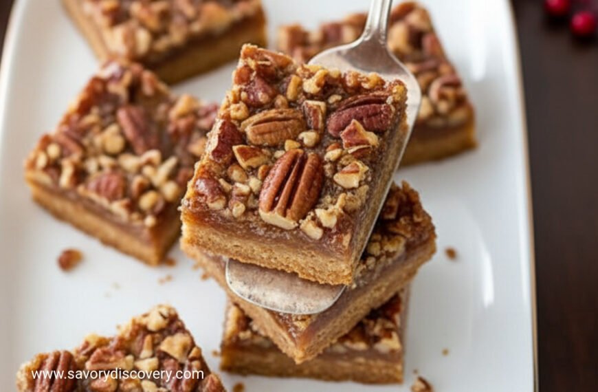 Pecan Pie Bar Yuletide Treat