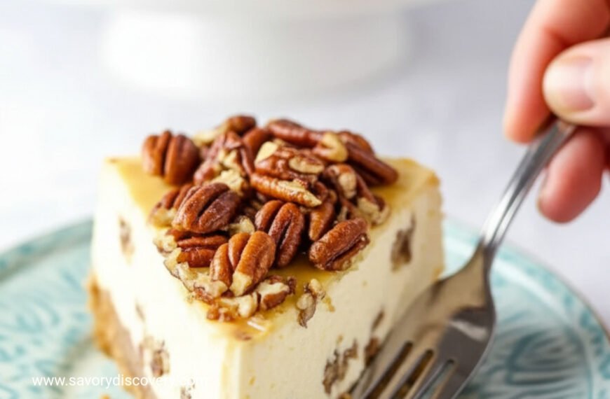 Pecan Praline Noel Cheesecake