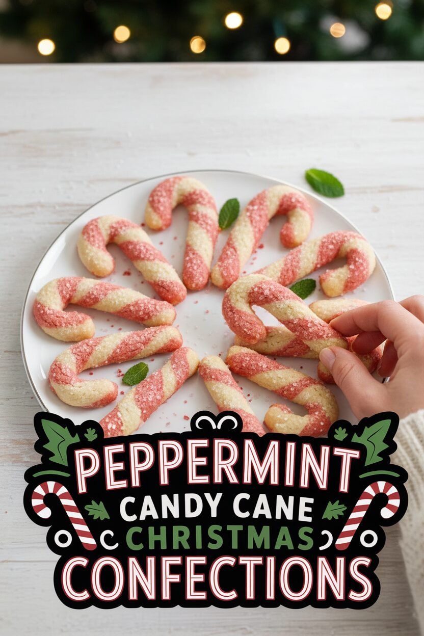 Peppermint Candy Cane Christmas Confections