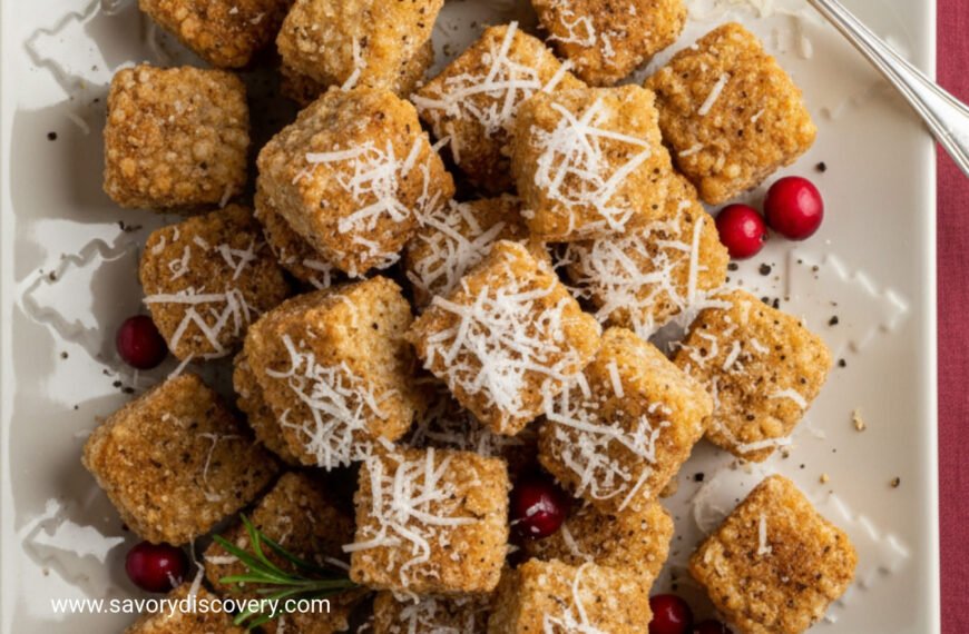 Peppery Parmesan Christmas Crisps