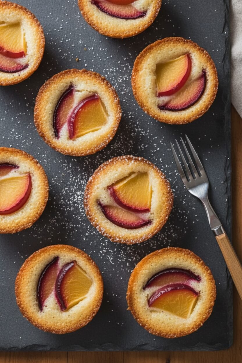 Plum and Almond Christmas Financiers