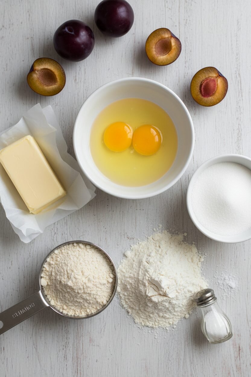Plum and Almond Christmas Financiers