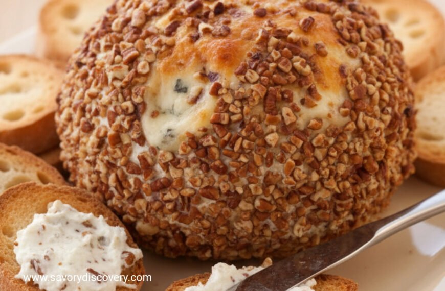 Port and Blue Cheese Holiday Cheese Ball