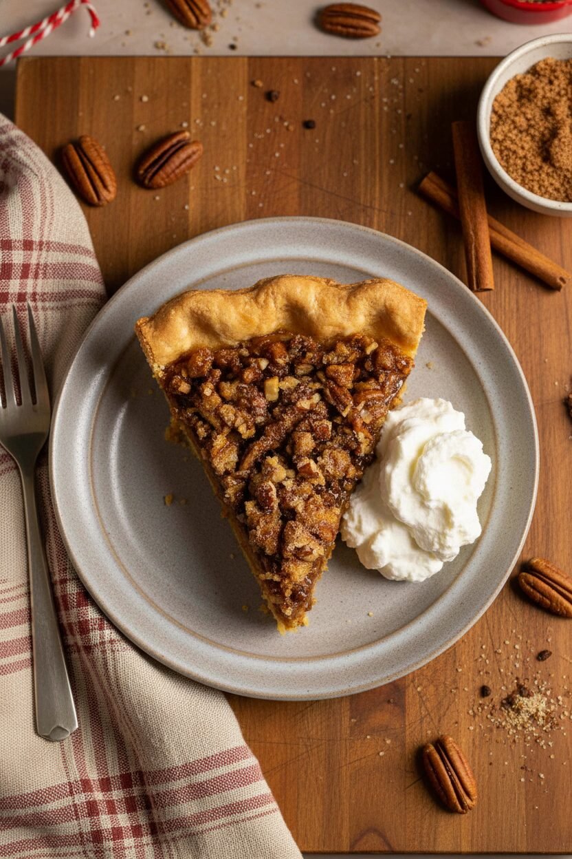Praline Pumpkin Holiday Pie