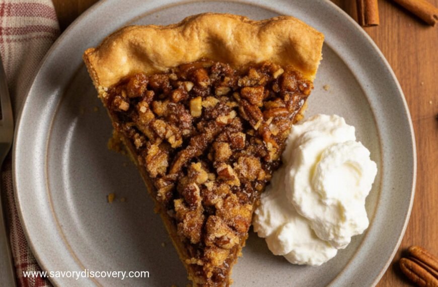 Praline Pumpkin Holiday Pie