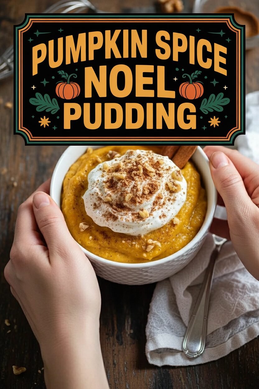 Pumpkin Spice Noel Pudding