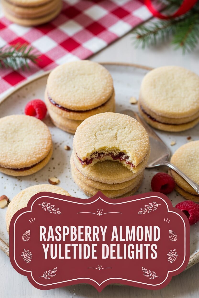 Raspberry Almond Yuletide Delights
