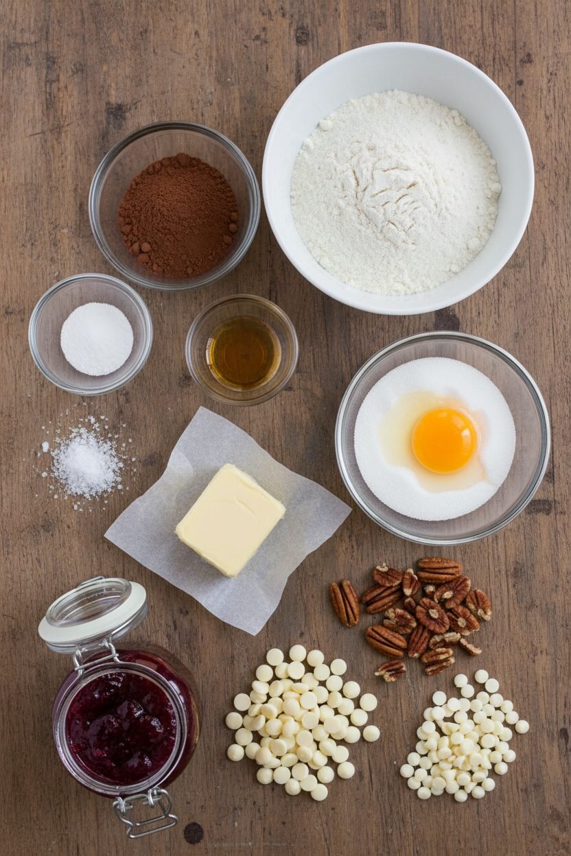 Raspberry Chocolate Holiday Thumbprints