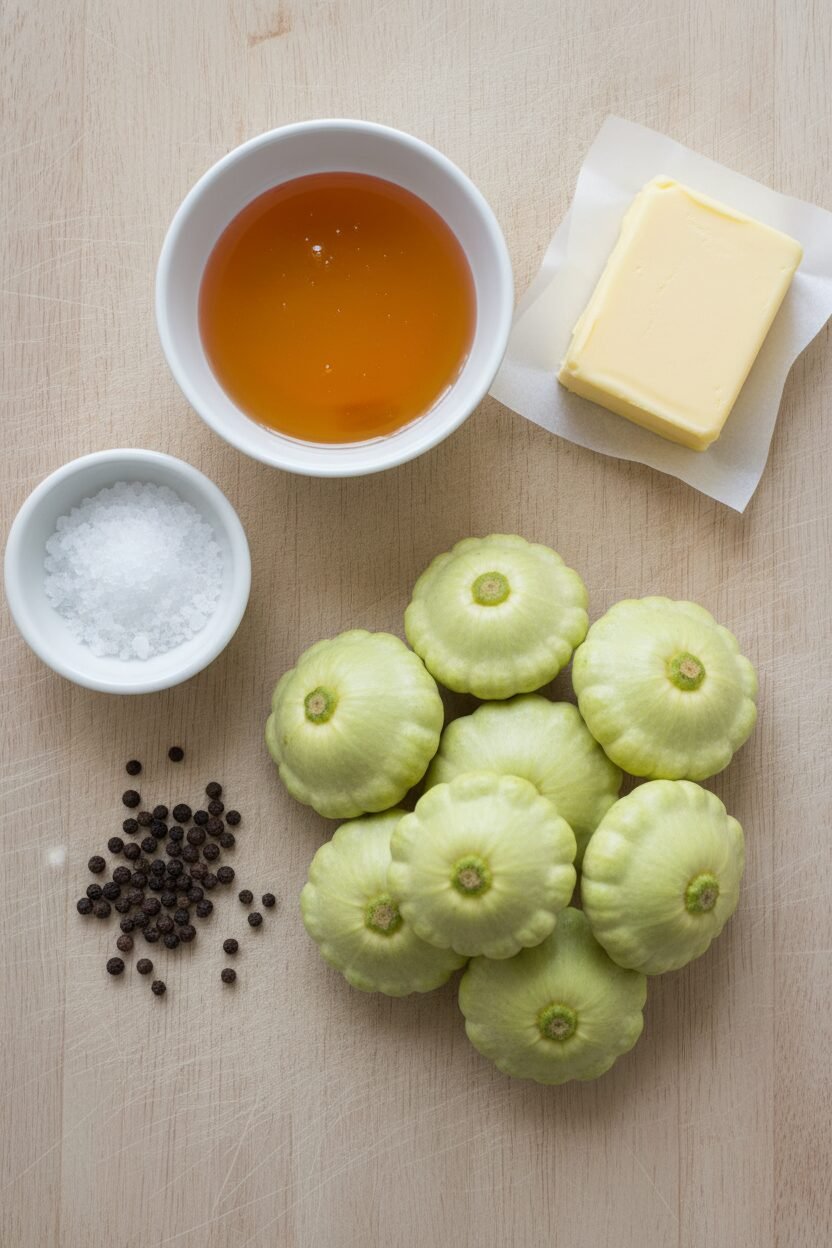 Roasted Pattypan Holiday Medallions