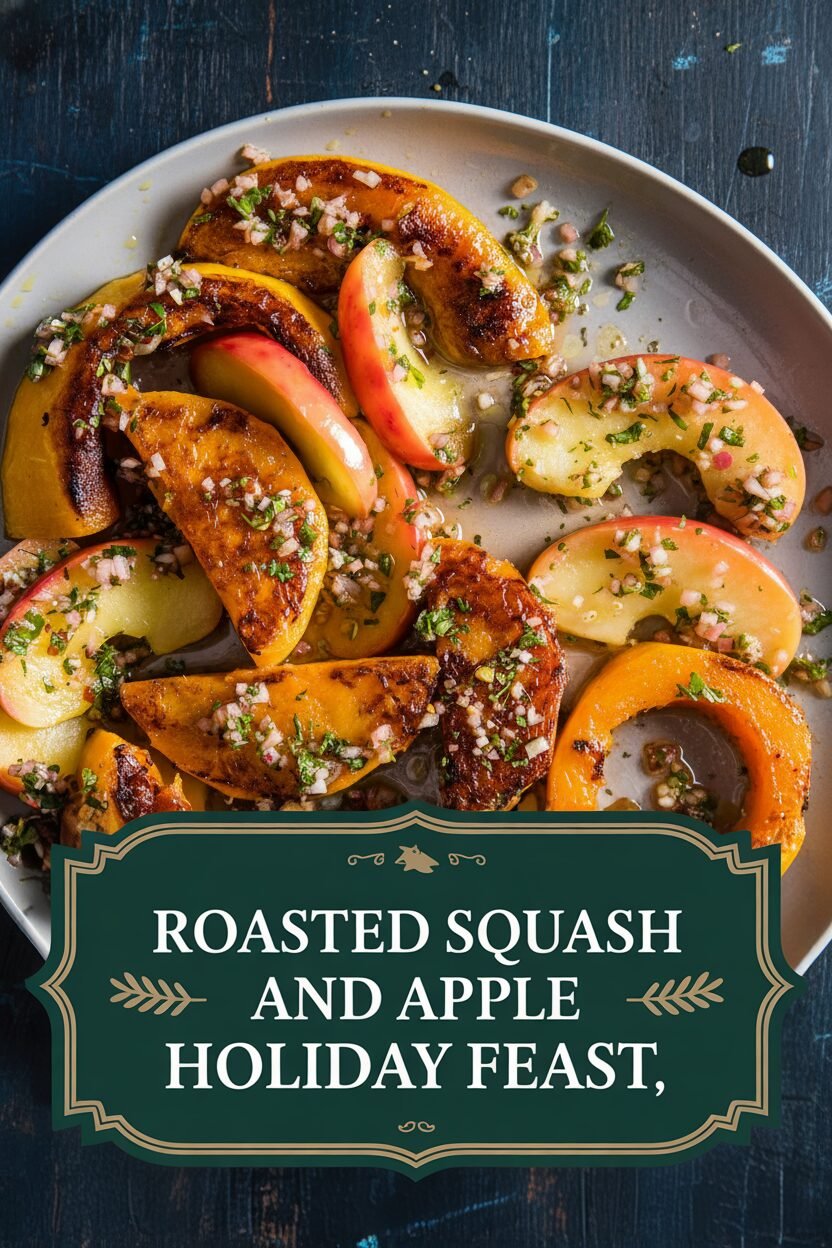 Roasted Squash and Apple Holiday Feast