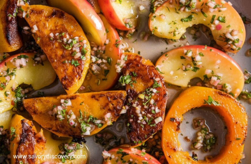 Roasted Squash and Apple Holiday Feast