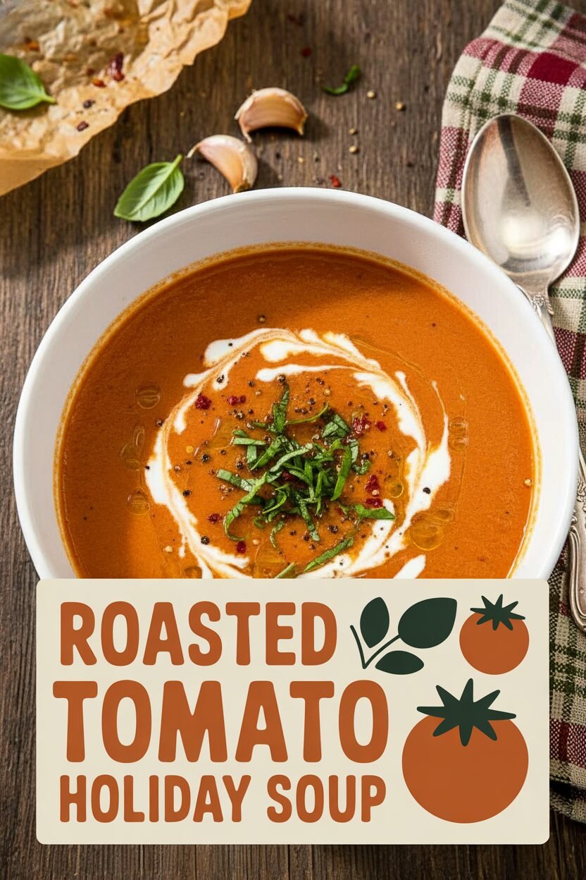 Roasted Tomato Holiday Soup