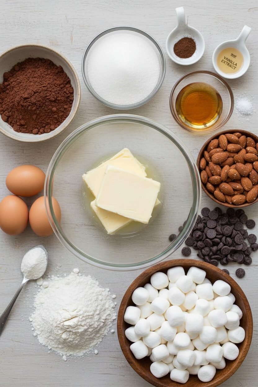 Rocky Road Christmas Brownie Bliss