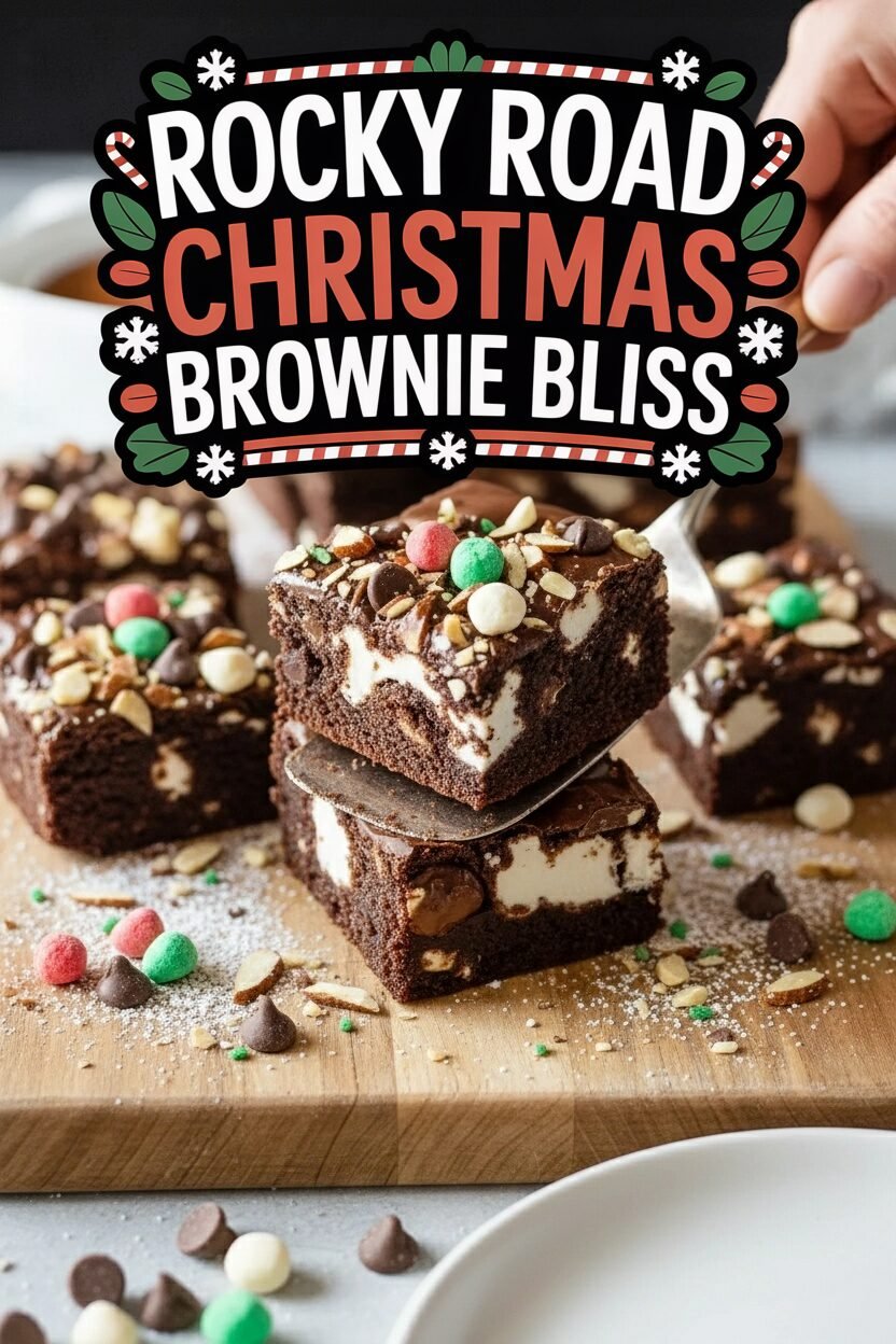 Rocky Road Christmas Brownie Bliss