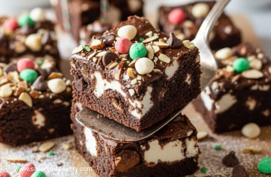 Rocky Road Christmas Brownie Bliss