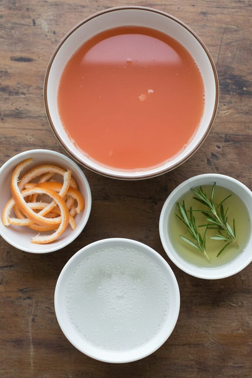 Rosemary Citrus Noel Fizz