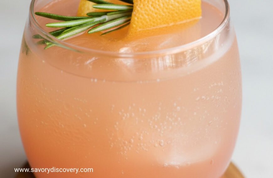 Rosemary Citrus Noel Fizz