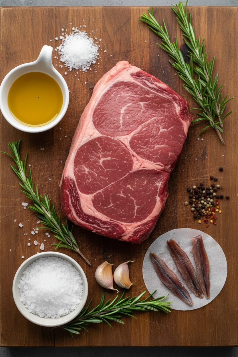 Rosemary Garlic Christmas Sirloin Feast