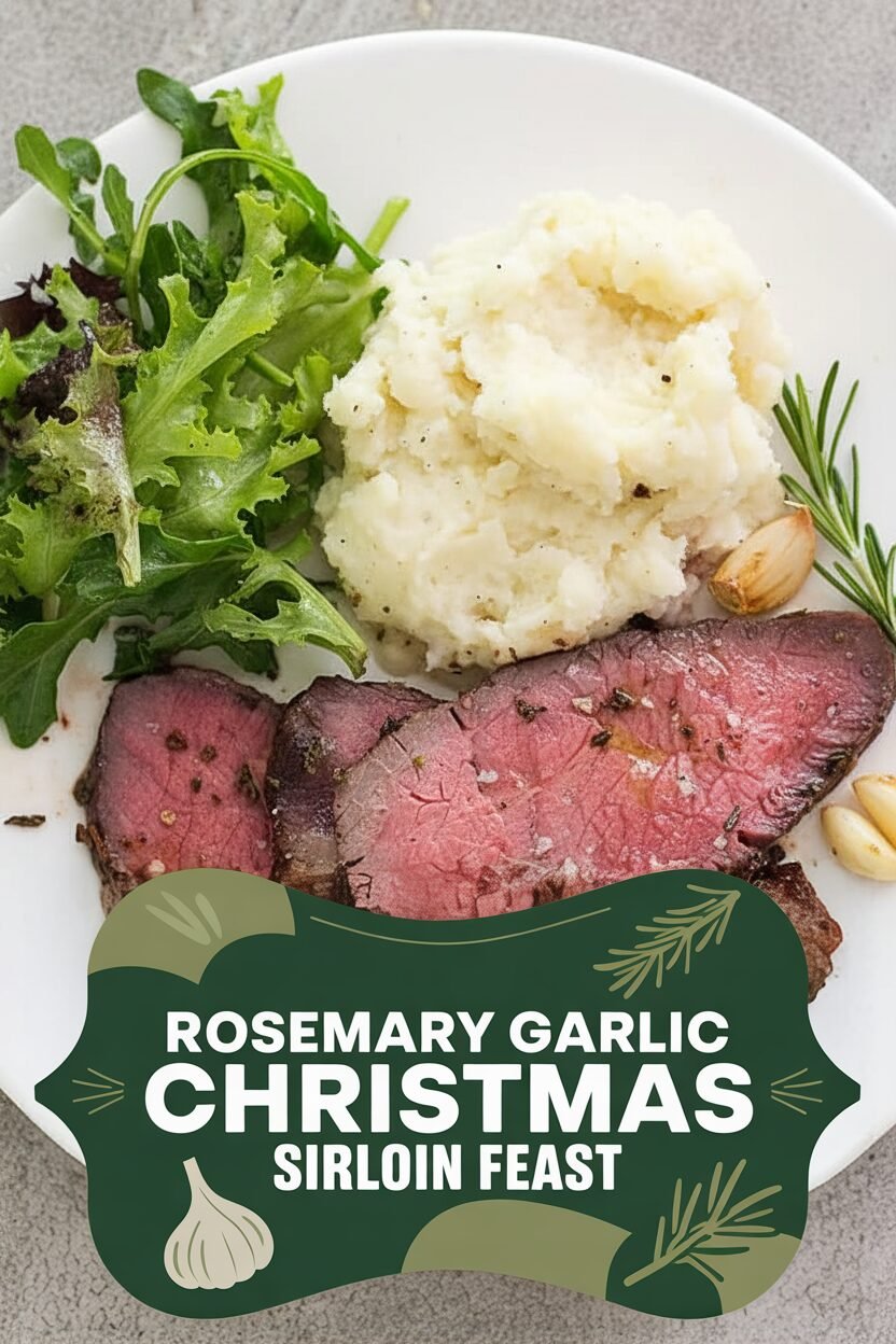 Rosemary Garlic Christmas Sirloin Feast