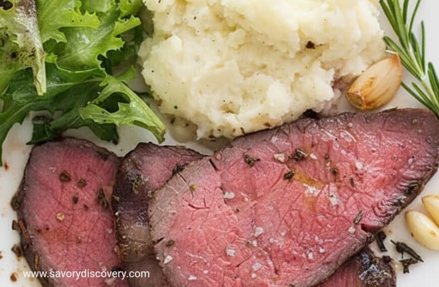 Rosemary Garlic Christmas Sirloin Feast