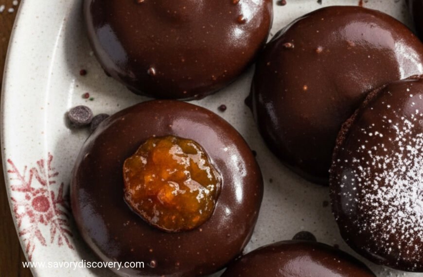 Sacher Torte Christmas Cookie Bites