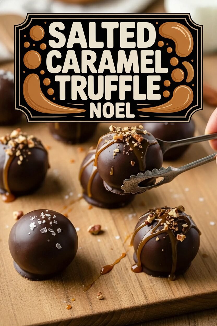 Salted Caramel Fudge Truffle Noel