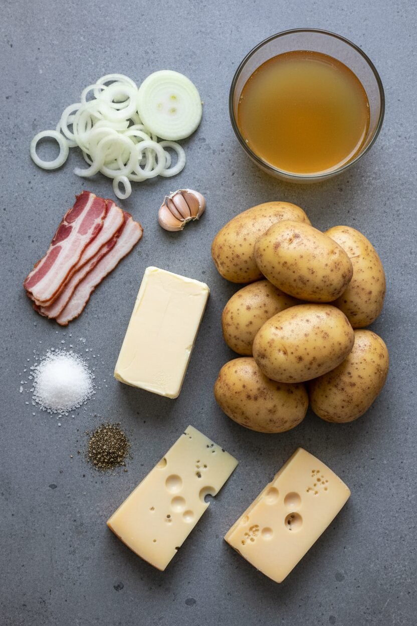 Savory Alsatian Christmas Potato Bake