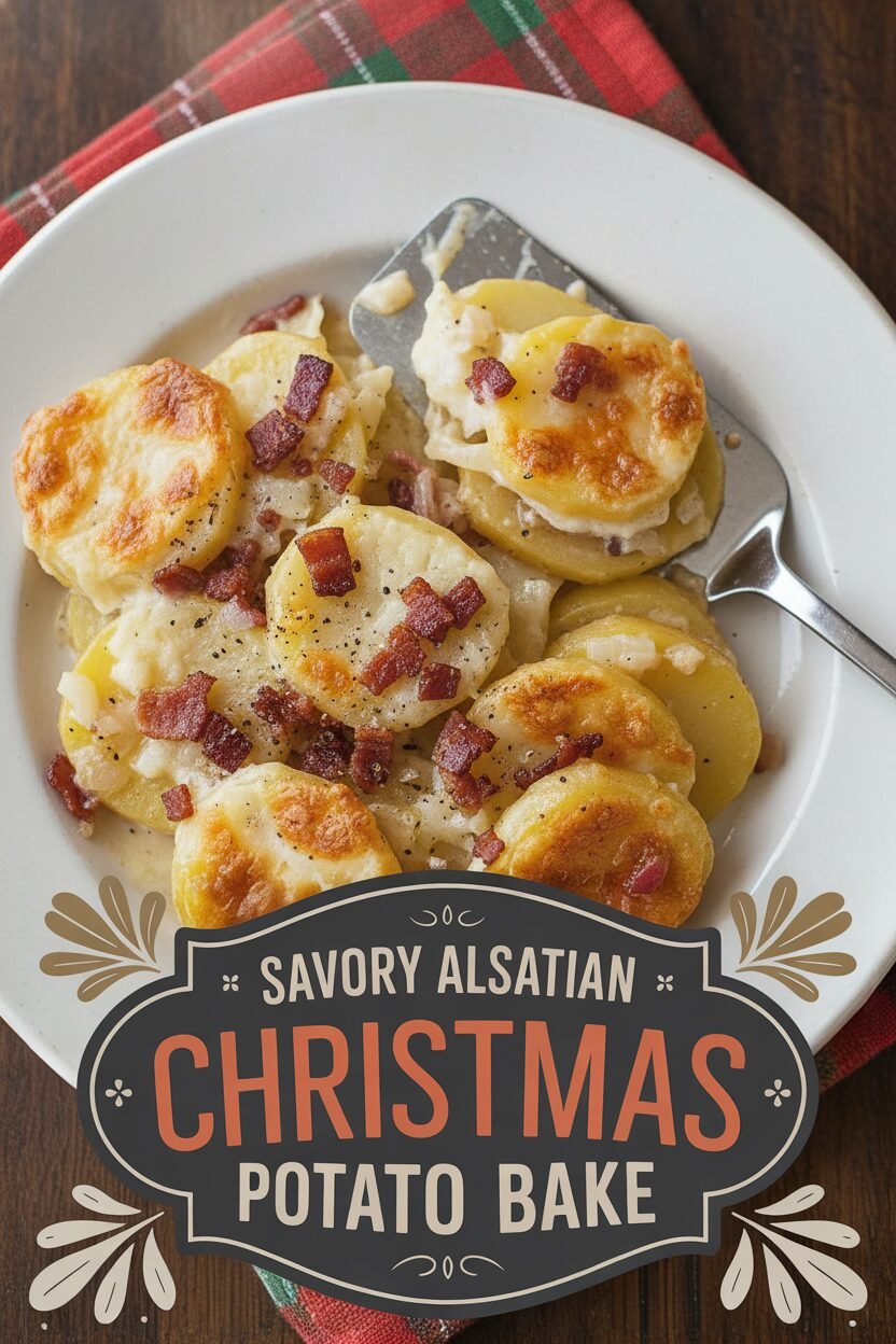 Savory Alsatian Christmas Potato Bake