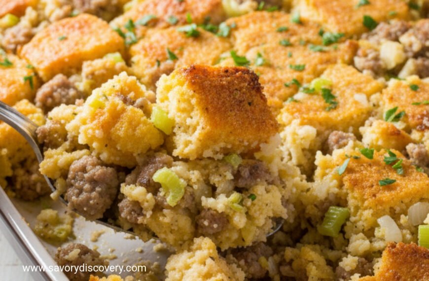 Savory Cornbread Dressing for the Holidays