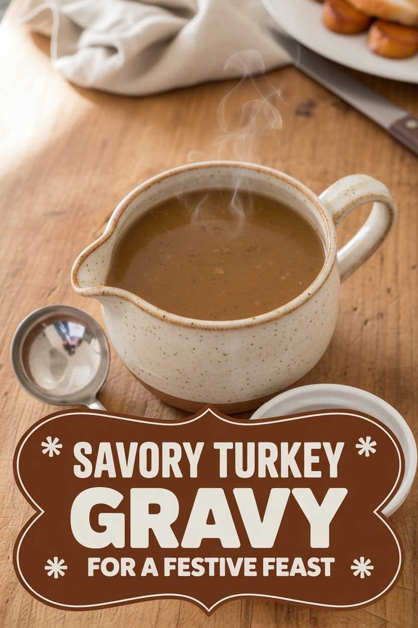 Savory Turkey Gravy for a Festive Feast