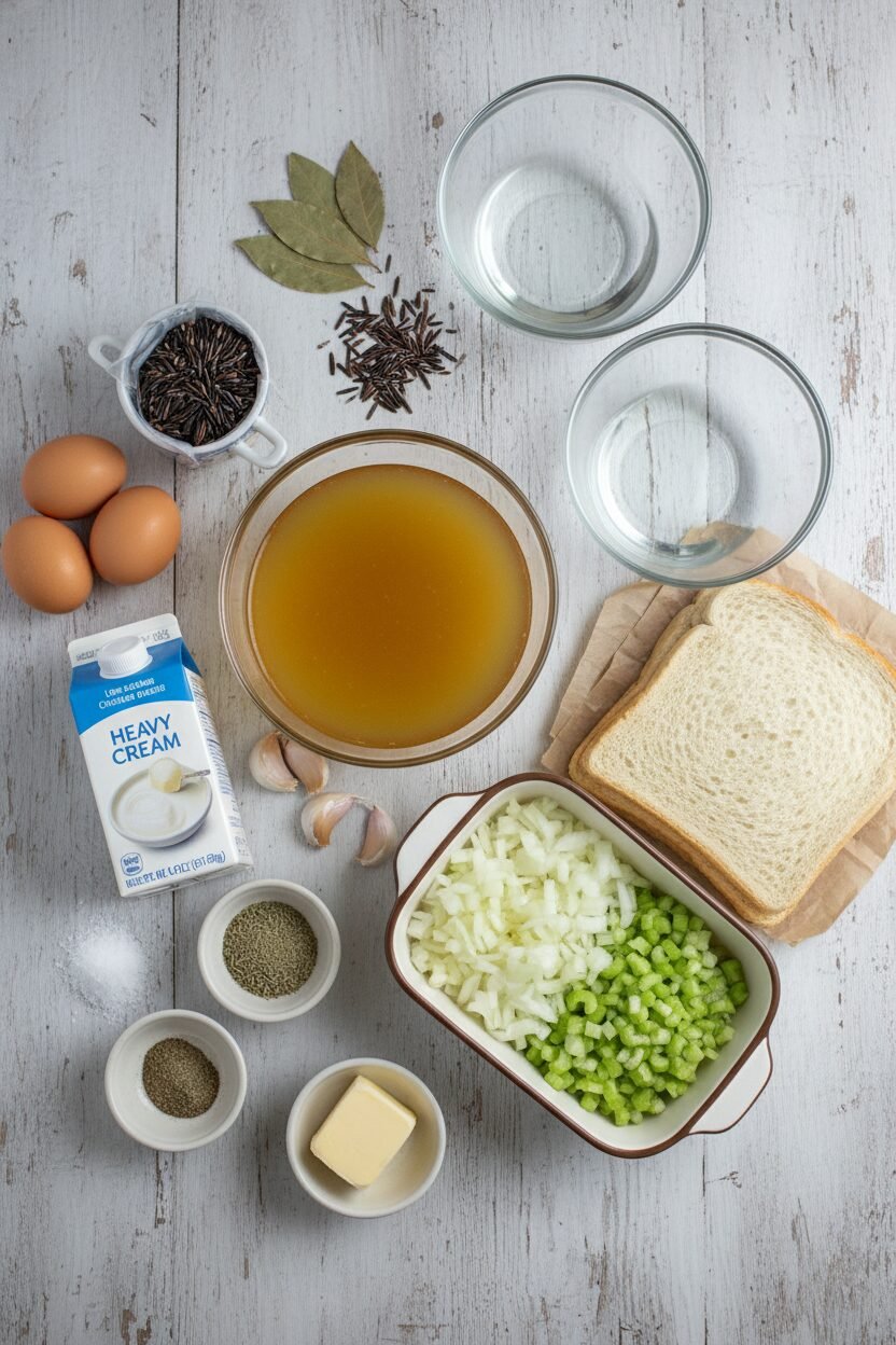 Savory Wild Rice Holiday Dressing