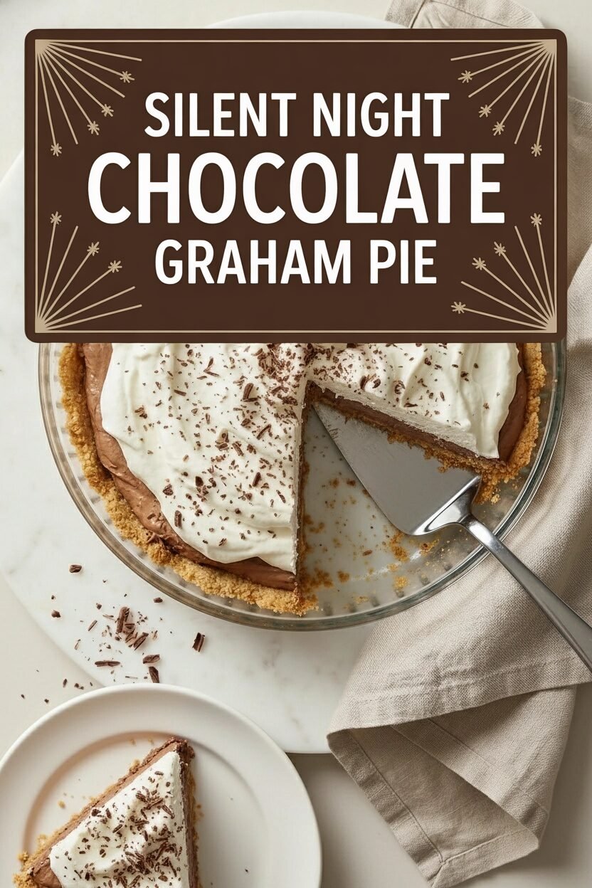 Silent Night Chocolate Graham Pie