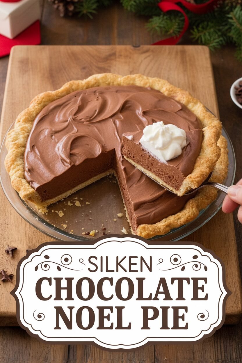 Silken Chocolate Noel Pie