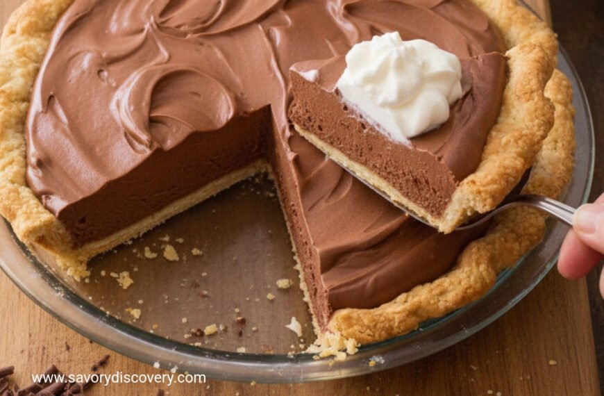 Silken Chocolate Noel Pie