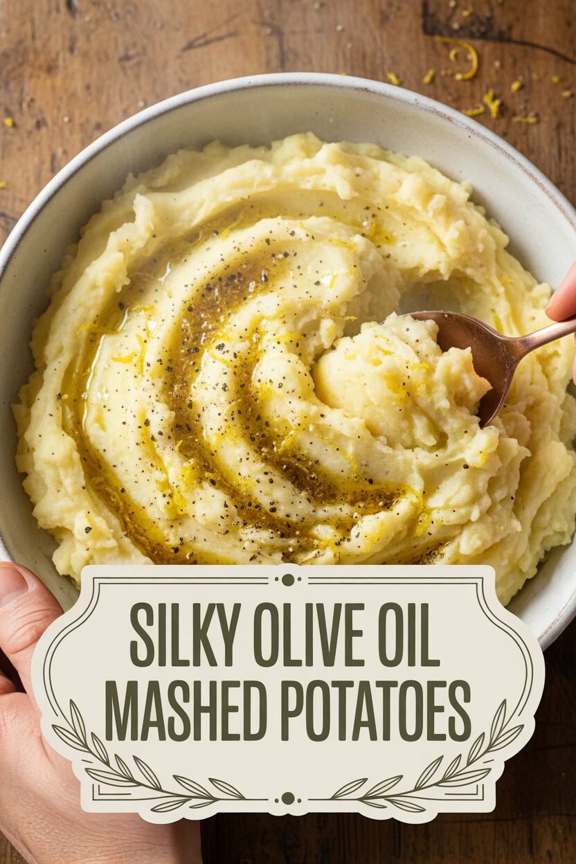 Silky Olive Oil Mashed Potatoes