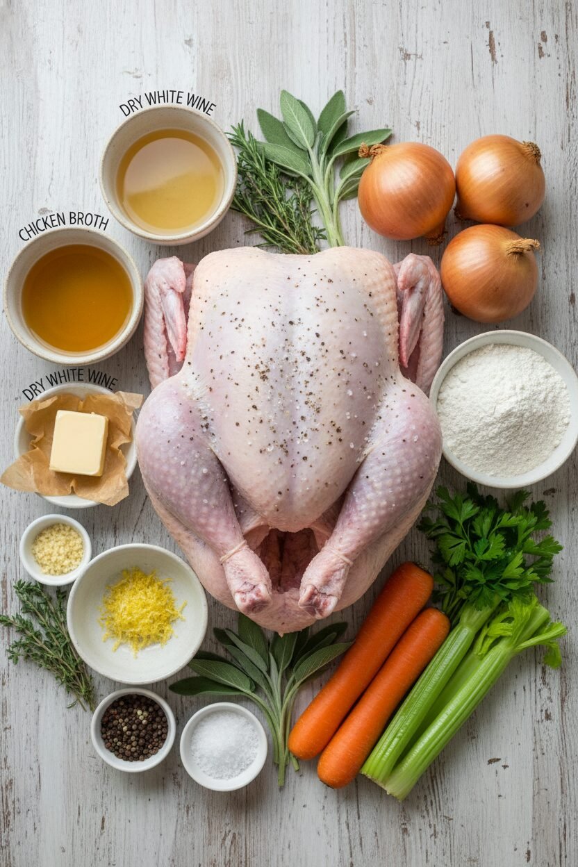 Simple Roast Turkey with Savory Gravy