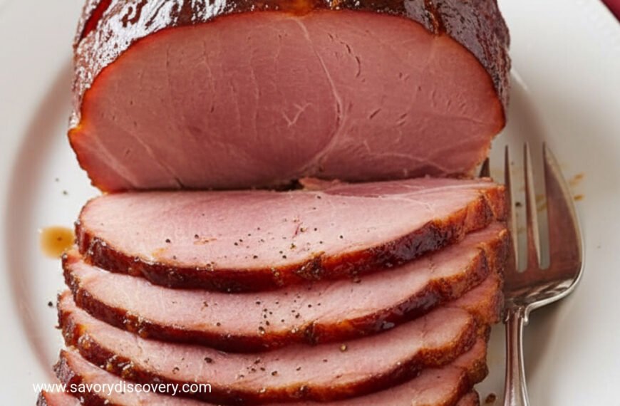 Slow Cooker Sweet Glazed Holiday Ham