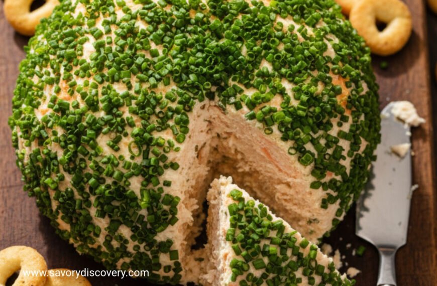 Smoked Salmon Holiday Cheese Ball