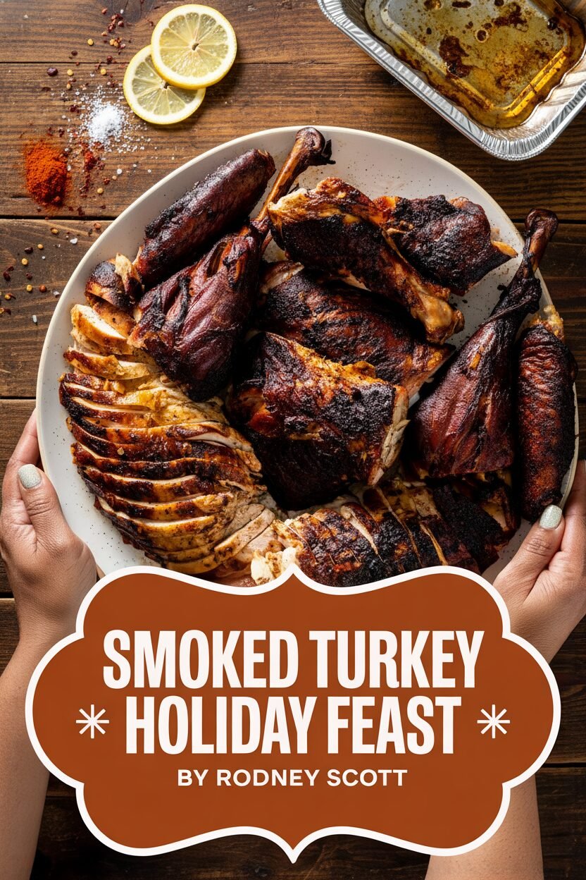 Smoked Turkey Holiday Feast by Rodney Scott