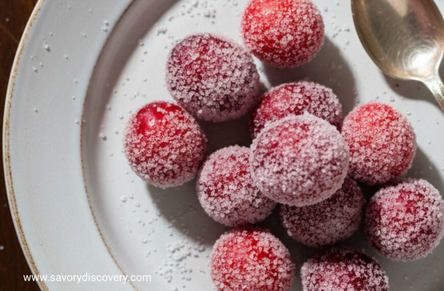 Sparkling Cranberry Snowdrift Bites