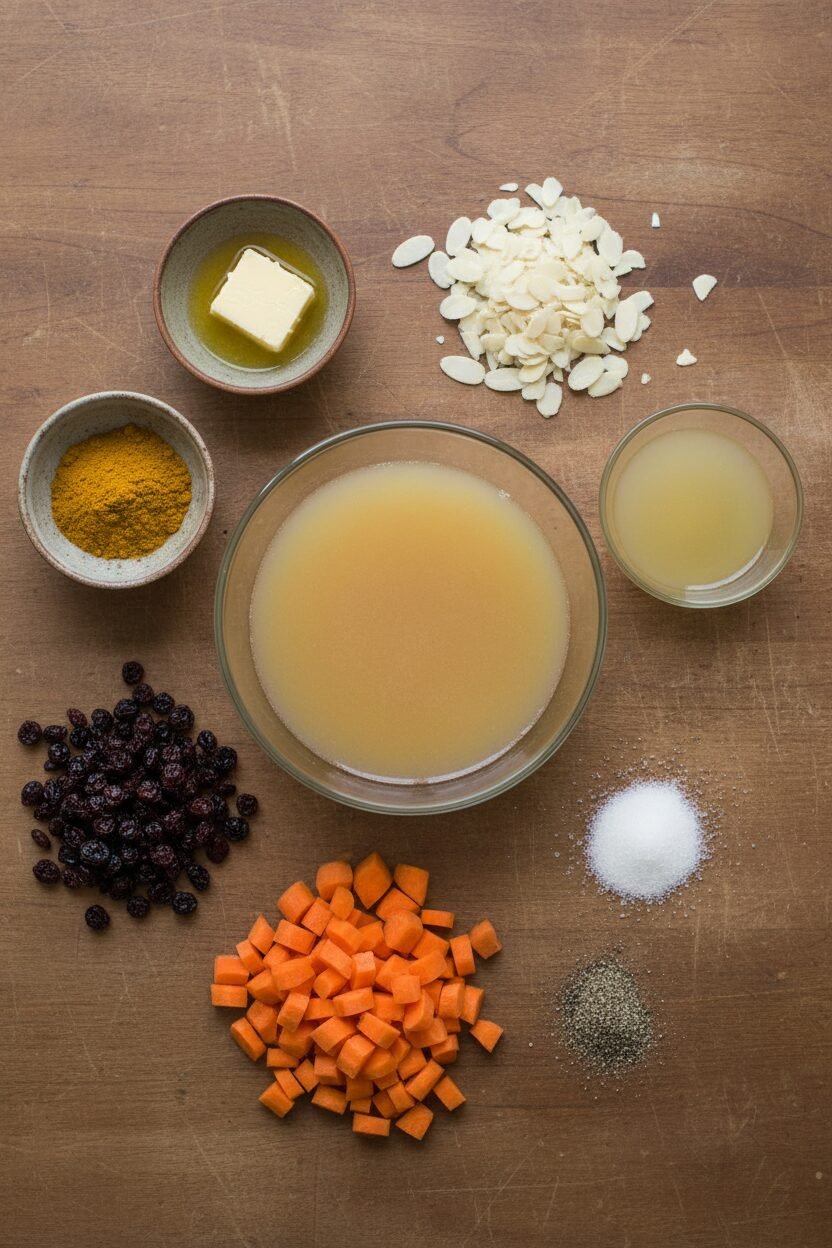 Spiced Carrot Almond Christmas Sidedish