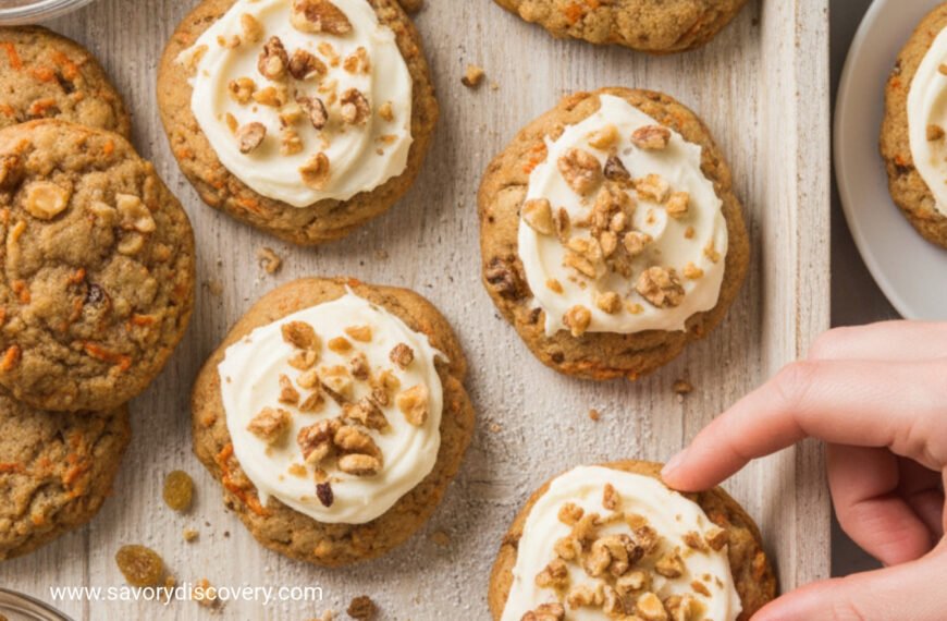 Spiced Carrot Cake Cookie Christmas Bites